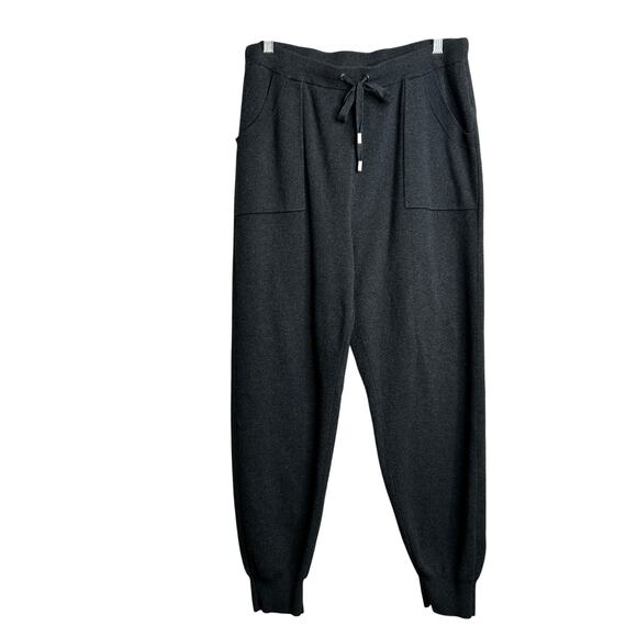 Chicos Zenergy Soft Relaxed Fit Jogger Pants Gray Drawstring 1R Medium - Picture 1 of 9